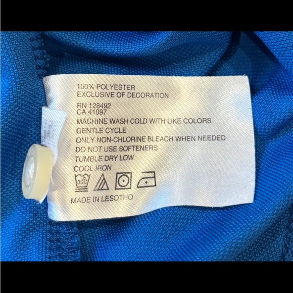 Greg Norman Collection Royal Blue Polo Shirt - Picture 5 of 10